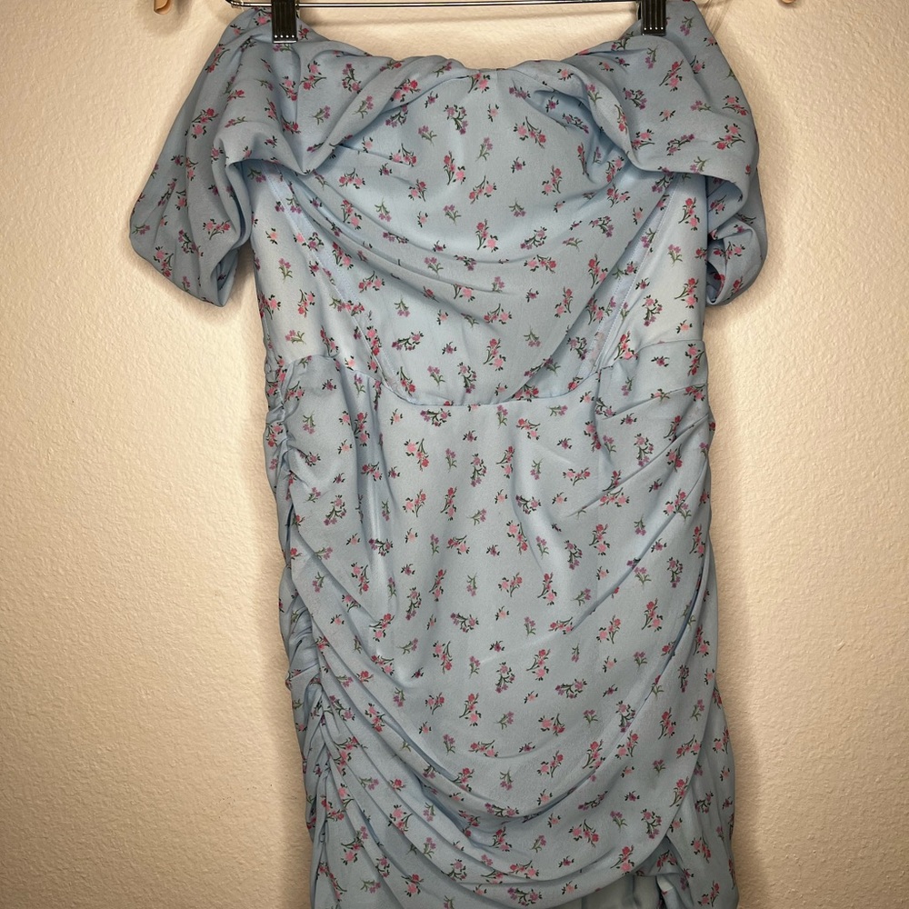House of cb badly blue floral
